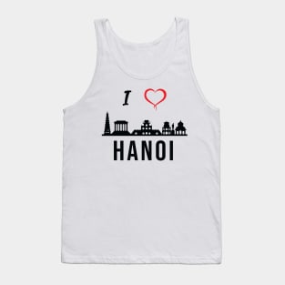 I love Hanoi Skyline Vietnam Vietnamese Design Tank Top